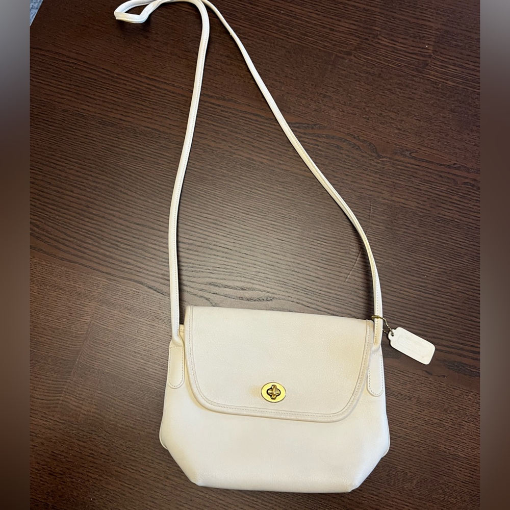 Vintage Coach Quincy Bag in Bone